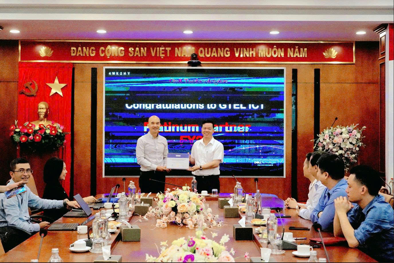 CHÚC MỪNG GTEL ICT CHÍNH THỨC NHẬN CHỨNG NHẬN ĐỐI TÁC DELL PLATINUM
